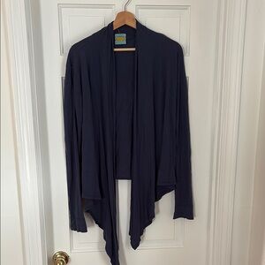 C&C California Blue Knit Cardigan Sweater